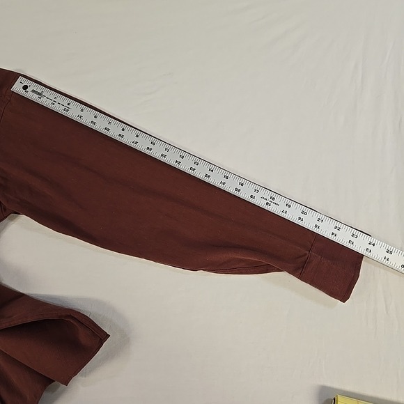 Vintage Western Pearl Snap Shirt Mens Size Large Macys Single Needle Burgundy - Picture 8 of 12